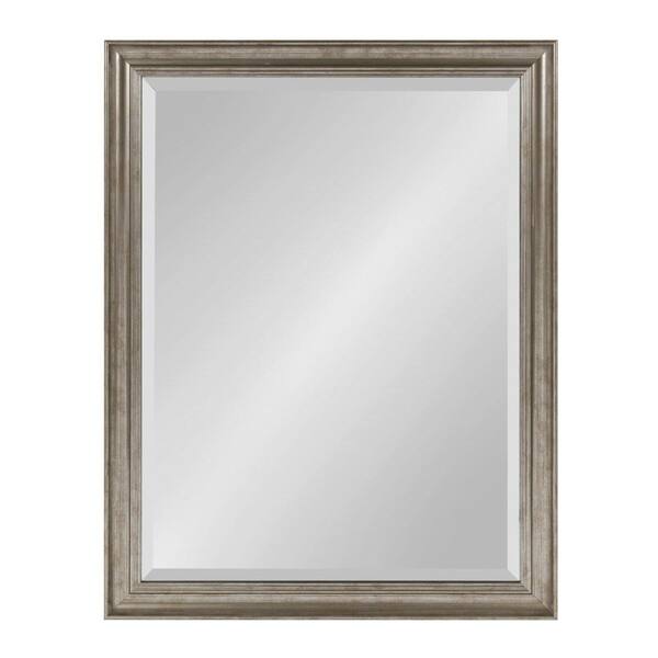 Kate and Laurel Macon Rectangle Silver Mirror