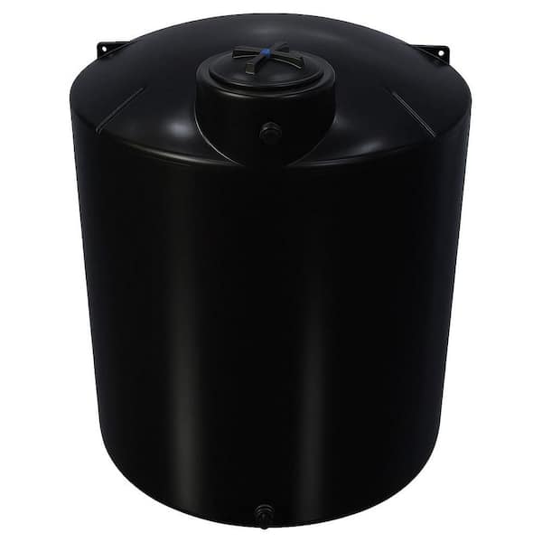 3000 Gal. Black Polyethylene Vertical Water Storage Tank