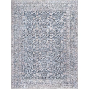 Vivir Lorelai Medium Gray Traditional 5 X 7 Indoor Area Rug