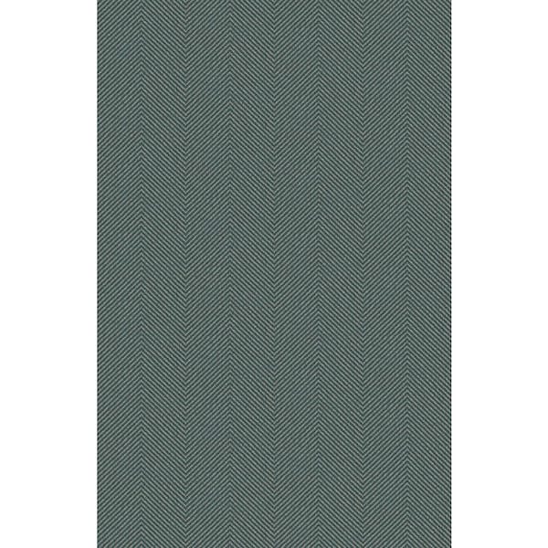 Seabrook Designs Viridian Cafe Chevron Embossed Vinyl Unpasted Wallpaper Roll (60.75 sq. ft.)