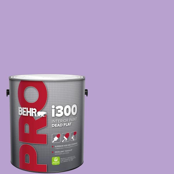 BEHR PRO 1 gal. #P570-3 Flower Girl Dead Flat Interior Paint