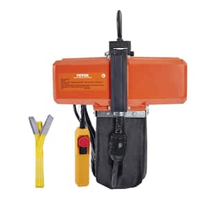 Electric Chain Hoist 1100 lbs. Single Phase Overhead Crane 15 ft. Lifting Height 10 ft./min Speed for Garage, Shop