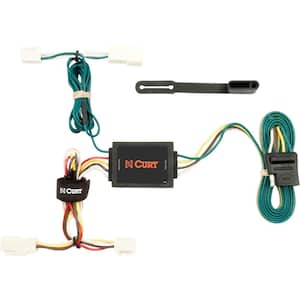 Custom Vehicle-Trailer Wiring Harness, 4-Way Flat Output, Select Toyota Corolla Sedan, Quick Electrical Wire T-Connector