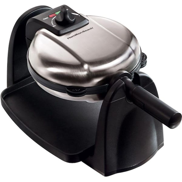 Hamilton Beach Flip Belgian Waffle Maker with Removable Non Stick Grids-DISCONTINUED