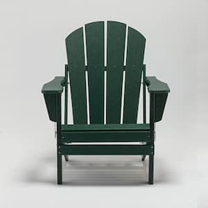 Dark Green Folding Plastic Adirondack Chair Patio Chairs Lawn Chair Outdoor Chairs