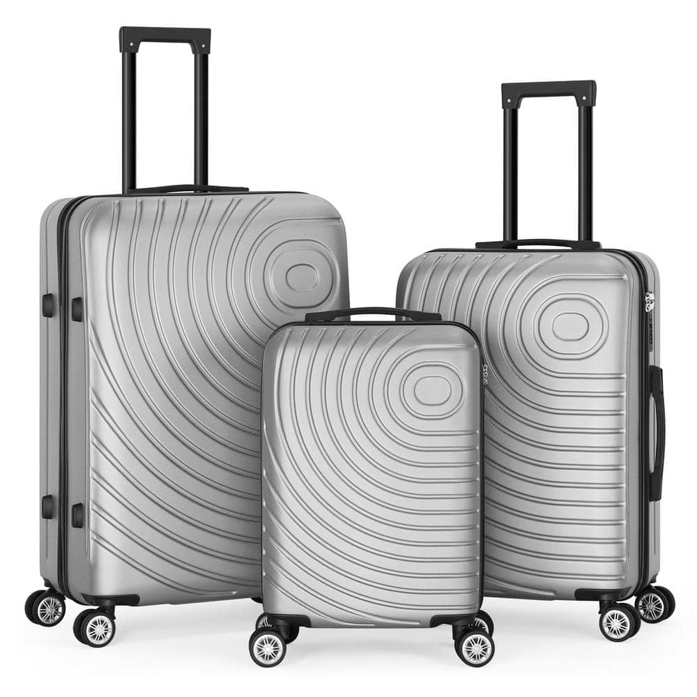 Hikolayae Luggage Sets Hardside Lightweight Suitcase with Spinner