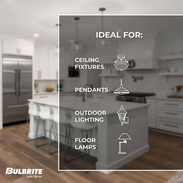 Bulbrite 60 - Watt Equivalent ST18 Dimmable Medium Screw