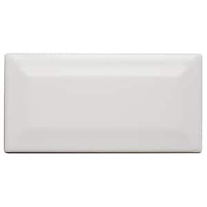 Restore Bright White 3 in. x 6 in. Ceramic Bevel Subway Wall Tile (400 sq. ft./Pallet)