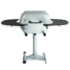 PK360 Cast Aluminum Charcoal Grill and Smoker in Gray Silver