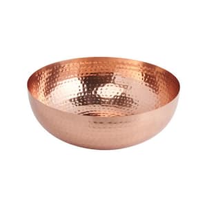 14 in. 56 fl.oz Copper Iron Serving Bowls