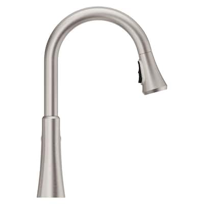 Nickel Soap Dispenser Pull Down Kitchen Faucets Kitchen Faucets The Home Depot