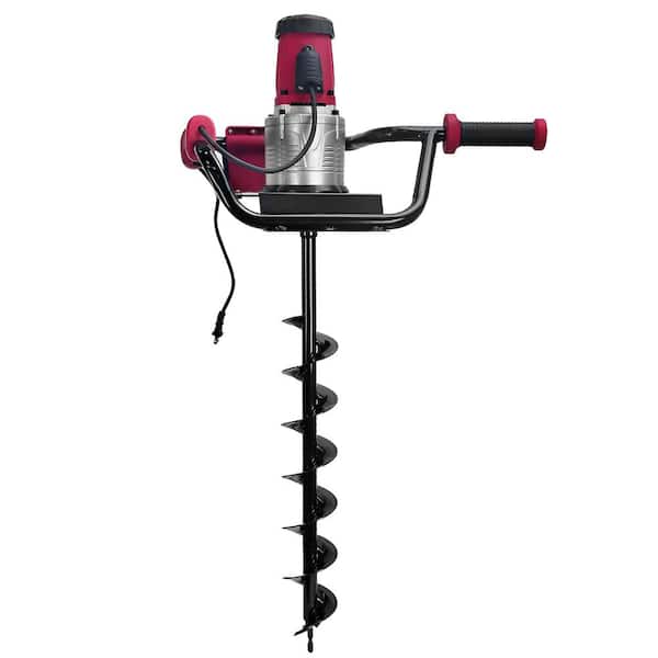 STARK USA 1200-Watt 1.6 HP Electric Earth Auger Post Hole Digger with 4 in. Auger Bit