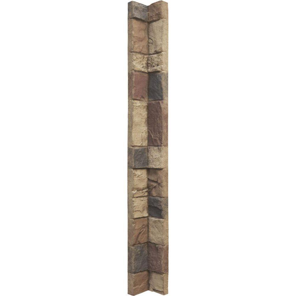 "Universal Inside Corner for EverStone Faux Stone Siding Panels, 3""W x 3""D x 48""H, Adobe Color" price history on PriceWatchPro