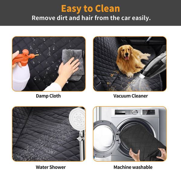 OKMEE 6-in-1 Dog Car Seat Cover for Back Seat, 100% Waterproof Car Hammock  for Dogs, Scratchproof Nonslip Car Pet Seat Cover, Mesh Visual Window Car  Seat Protector for Pet with Belt for