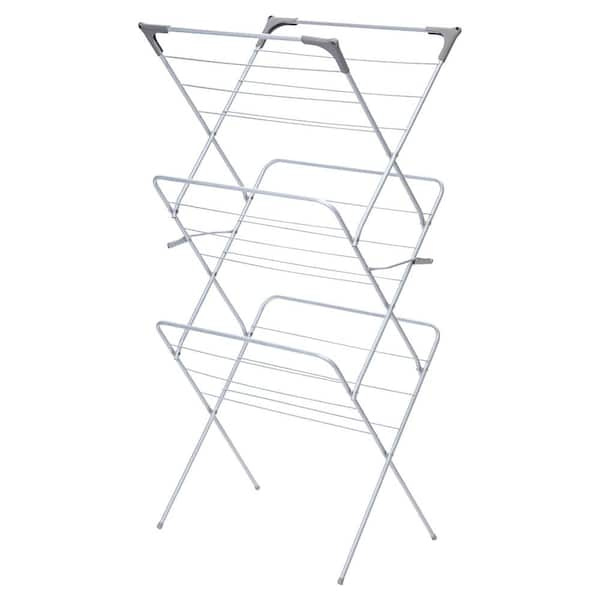 Greenway 24.41 in. x 53.15 in. Steel Collapsible Drying Rack