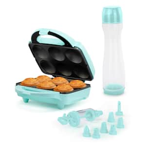 FUN 6-Count Mint Nonstick Cupcake Maker with Accessories