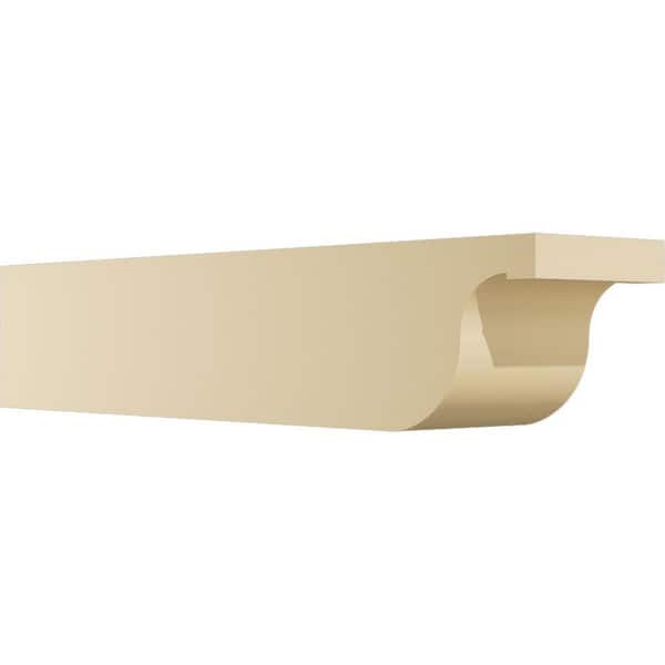 Ekena Millwork Standard Del Monte 6 in. W x 6 in. H x 30 in. D Signature Urethane Rafter Tail Outlooker