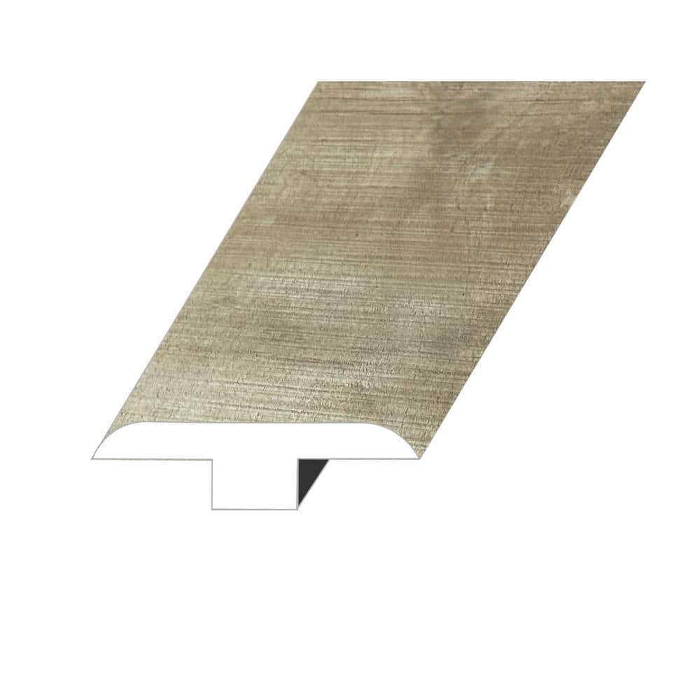 Summa Antique Pearl 0.5 in. Thick x 1.8 in. W x 94.5 in. L HDF Waterproof A