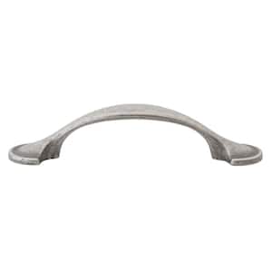 3 in. Center-to-Center Weathered Nickel Arch Shovel Edge Cabinet Pulls (10-Pack)
