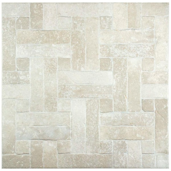 Merola Tile Viana Blanco 19-3/4 in. x 19-3/4 in. Porcelain Floor and Wall Tile (16.5 sq. ft. / case)
