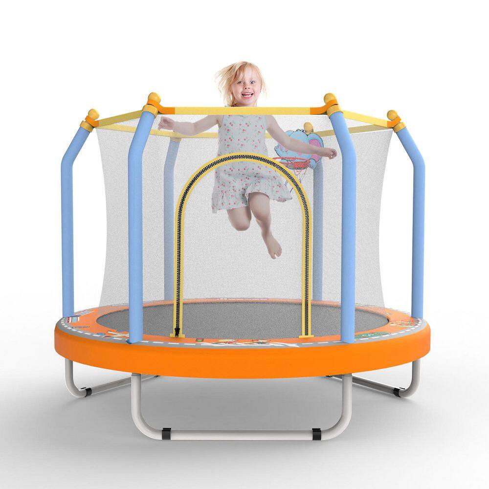 Noble House Kelmor 55 in. Indoor & Outdoor Recreational Trampoline for ...