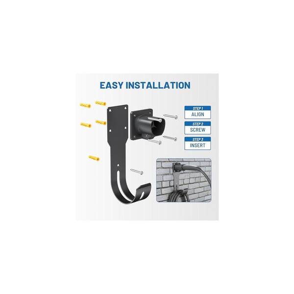 First 180 Degree Rotation Charging Base Holder For Tesla Model 3/Y/S/X New Condition Ev Cable Organizer Car Charger Holder - View #2
