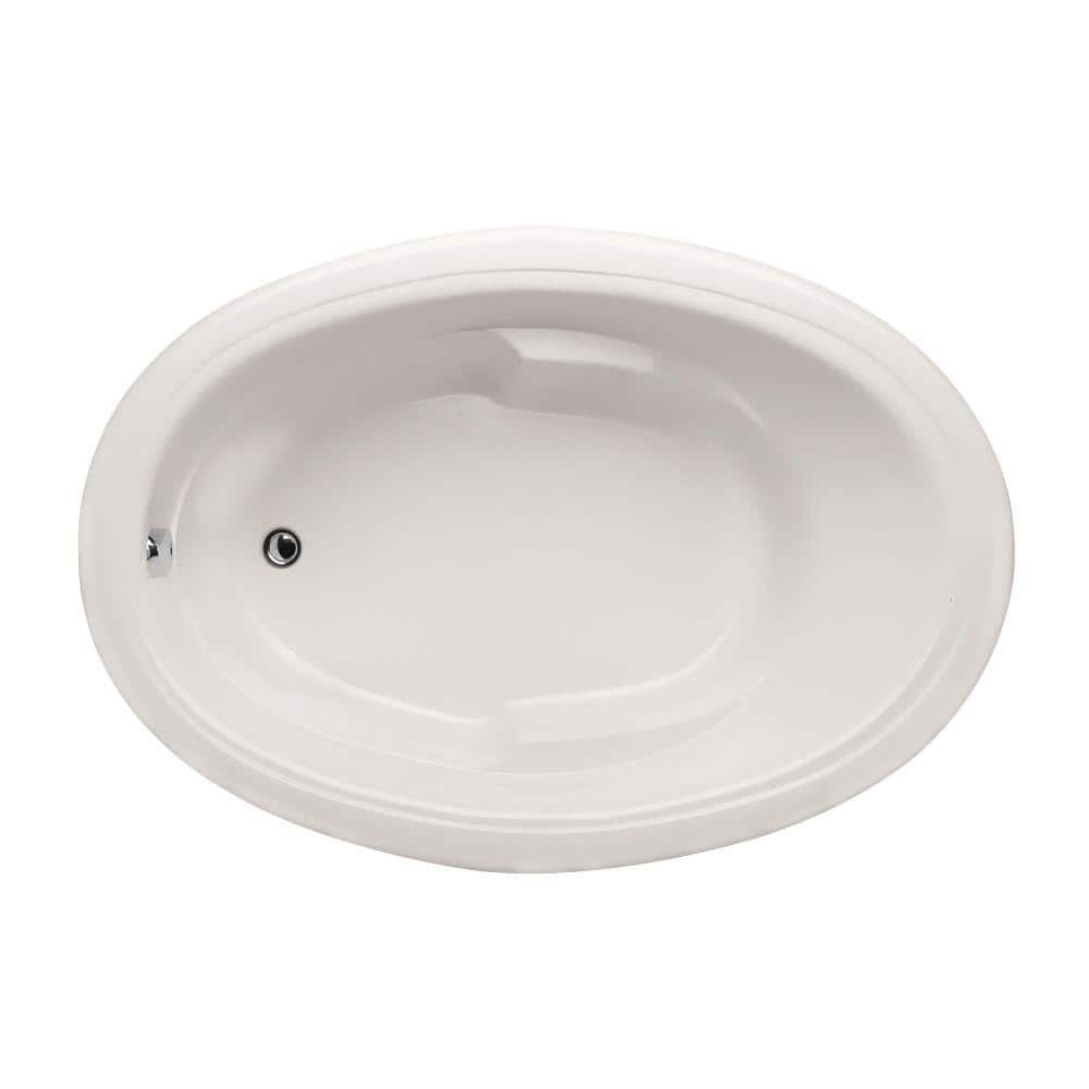 Studio Oval 72 in. Acrylic Oval Drop-in Air Bath Bathtub in White price history on PriceWatchPro