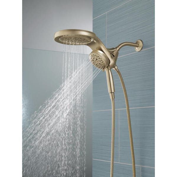 Delta HydroRain Gold 5-Spray Patterns 2.5 GPM 6 in. Wall Mount