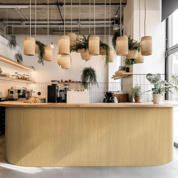 Original Oak Wood Grain Peel and Stick Wallpaper Roll Vinyl Waterproof Self Adhesive Contact Paper (Covers 36 sq. ft.)