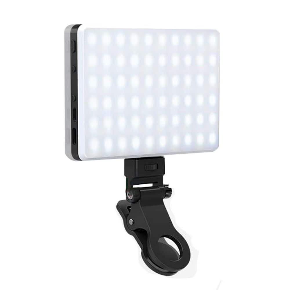 0.4 in. White Ring Light with Front Back Clip 60 LED 3 Modes 10 Brightness 5000mAh for Phone Makeup Vlog price history on PriceWatchPro