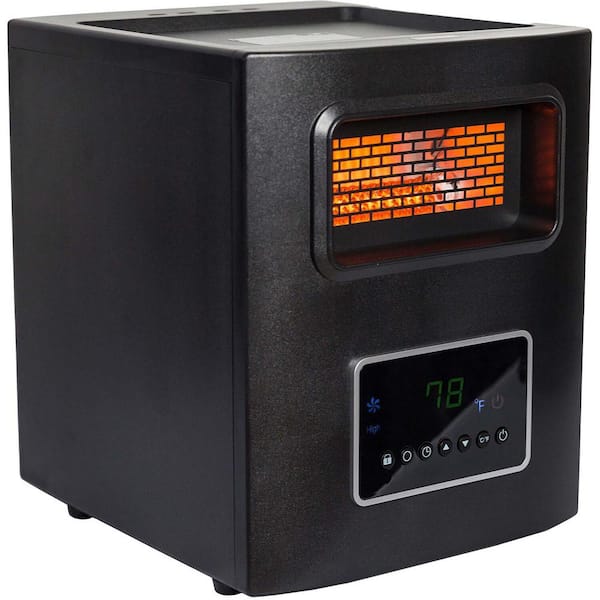 Lifesmart 1,500W Electric Infrared Portable Space Heater w 4-Elements and deals Remote