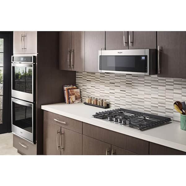 1.1 cu. ft. Over the Range Low Profile Microwave Hood Combination in Stainless Steel