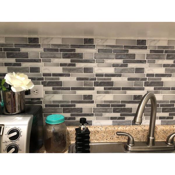 How to Install a Peel & Stick Tile Backsplash In a Rental (Without Damage!)  - The Homes I Have Made