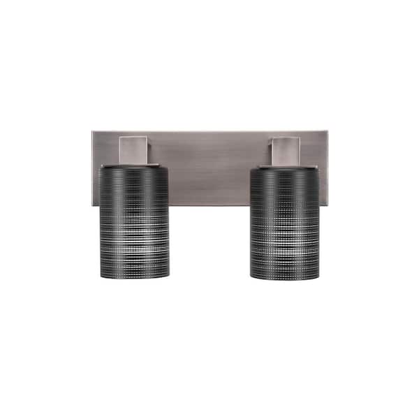 Unbranded Aspen 5.75 in. 1-Light Graphite Vanity Light