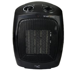 1,500-Watt Electric Portable Ceramic Heater with Adjustable Thermostat