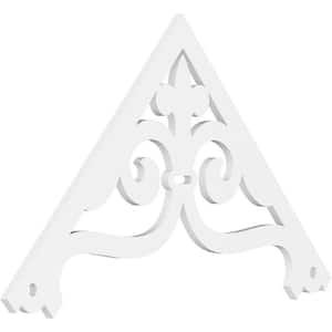1 in. x 48 in. x 28 in. (14/12) Pitch Finley Gable Pediment Architectural Grade PVC Moulding