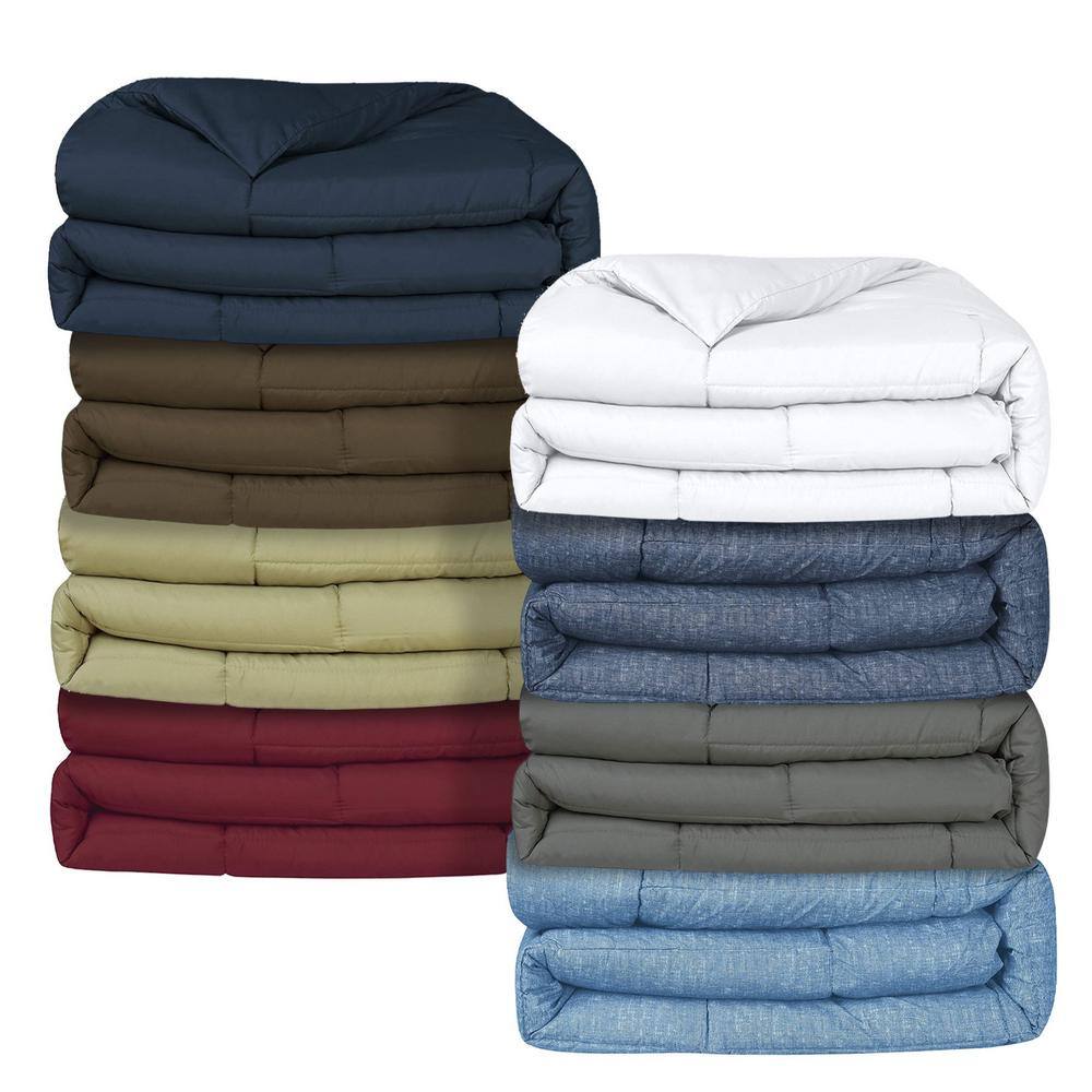 Twin Chocolate Down Alternative Microfiber Comforter