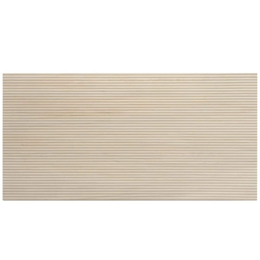 Bois 24 in. x 48 in. Matte Almond Wood Porcelain Fluted Large Format Tile (15.55 sq ft/case)-2 Pack price history on PriceWatchPro