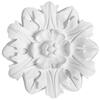American Pro Decor European Collection 7-7/8 in. x 13/16 in. Floral Rosette Polyurethane Ceiling Medallion 5APD10344