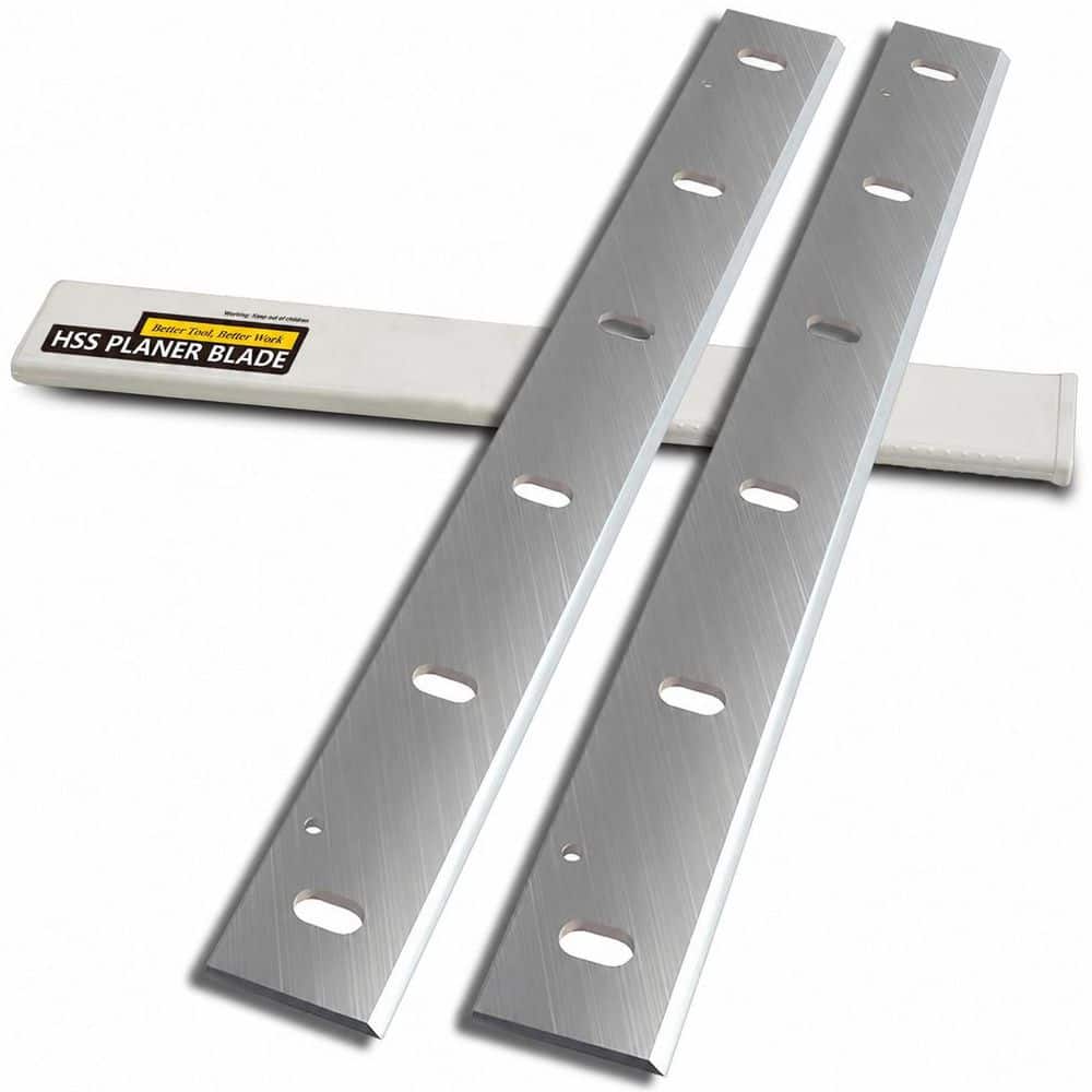 12 Inch High Speed Steel Planer Blades Knives Set with Single Edge Sharpness for 305 Planer 2pcs price history on PriceWatchPro