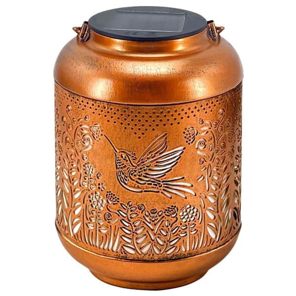 Hummingbird Solar Lanterns Outdoor Waterproof Hanging Solar Lights Decorative LED Lanterns for Yard, Patio, Lawn