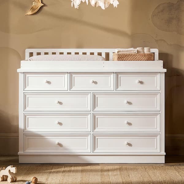 change table for top of dresser Birthday Girl White Mini Party Dress main image 0