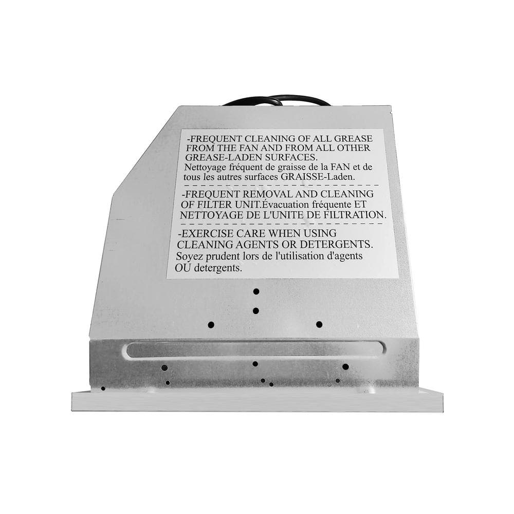Cosmo 36" Stainless Steel Insert Range Hood with LED Lights