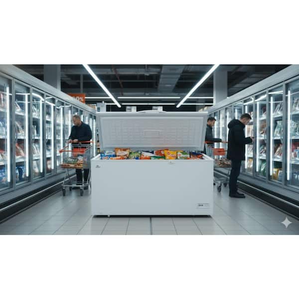 Cooler Depot 18 cu. ft. Manual Defrost Commercial Chest Freezer in