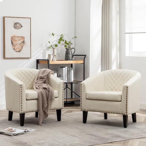 Small cream accent chair sales