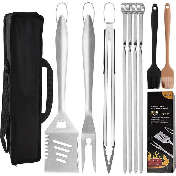 Kaluns Grill Set, 21 Piece Grilling Utensils Set, Stainless Steel, Strong and Durable Grill Tools, Dishwasher Safe