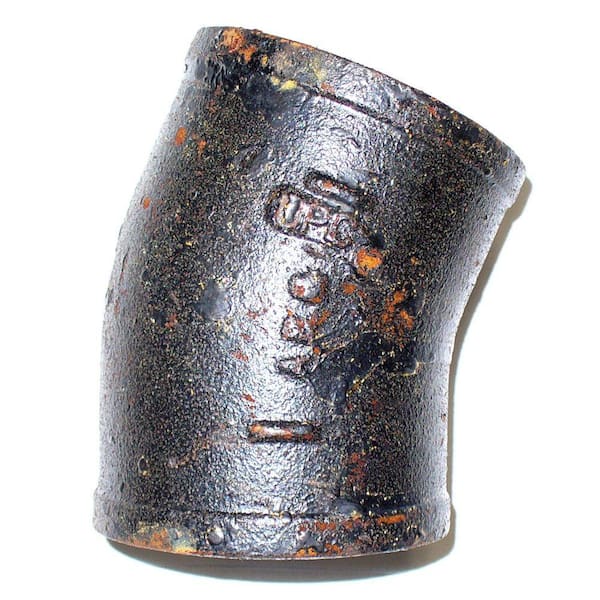 AB and I Foundry 3 in. Cast Iron 1/16 Bend
