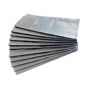 0.82 ft. x 7.09 in. Self-Adhensive Aluminum Foil Reflective Insulation Foam Radiant Barrier (10-pack)