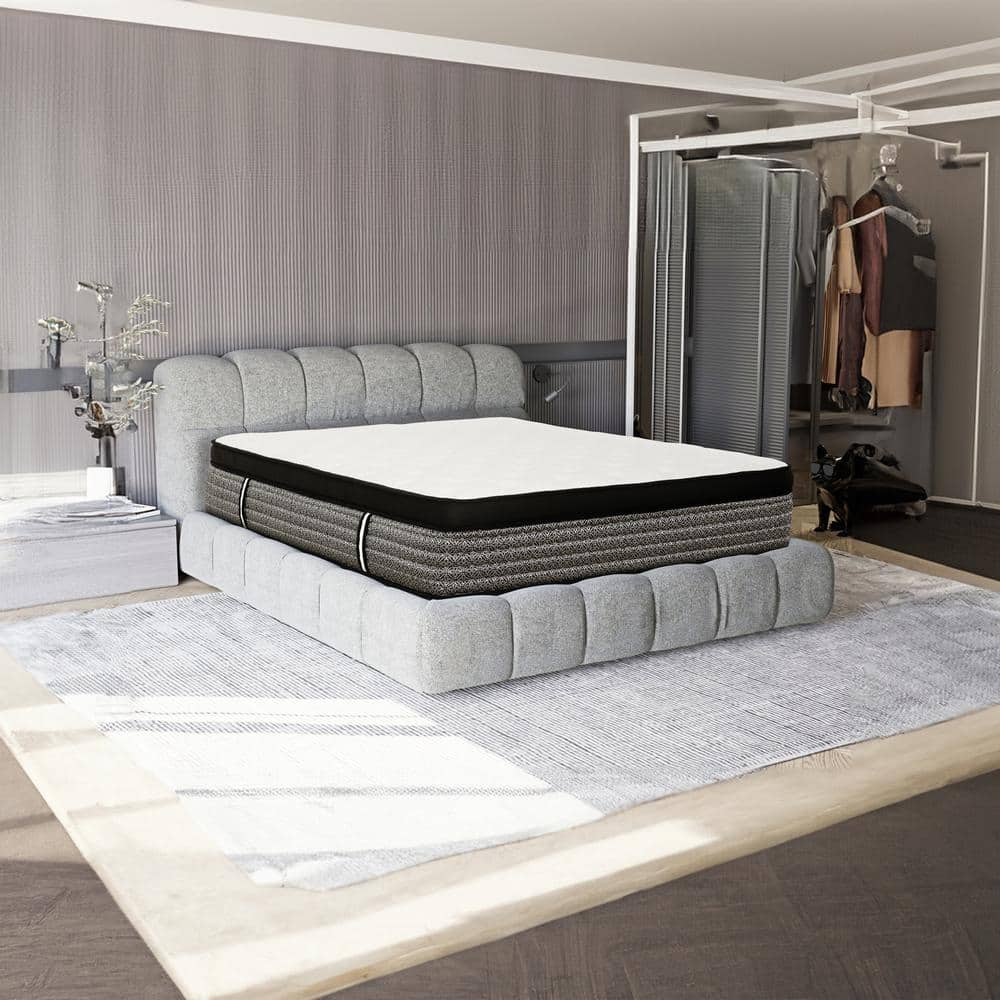 PRIMO INTERNATIONAL Majestic Queen Medium Euro Top Pocket Spring 16 in. Hybrid Mattress