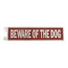 Everbilt 2 In. X 8 In. Adhesive Beware Of Dog Sign 31404 - The Home Depot